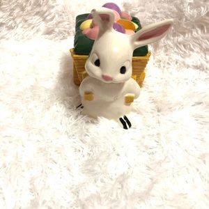 Vintage Easter Bunny Trinket Jewelry Holder